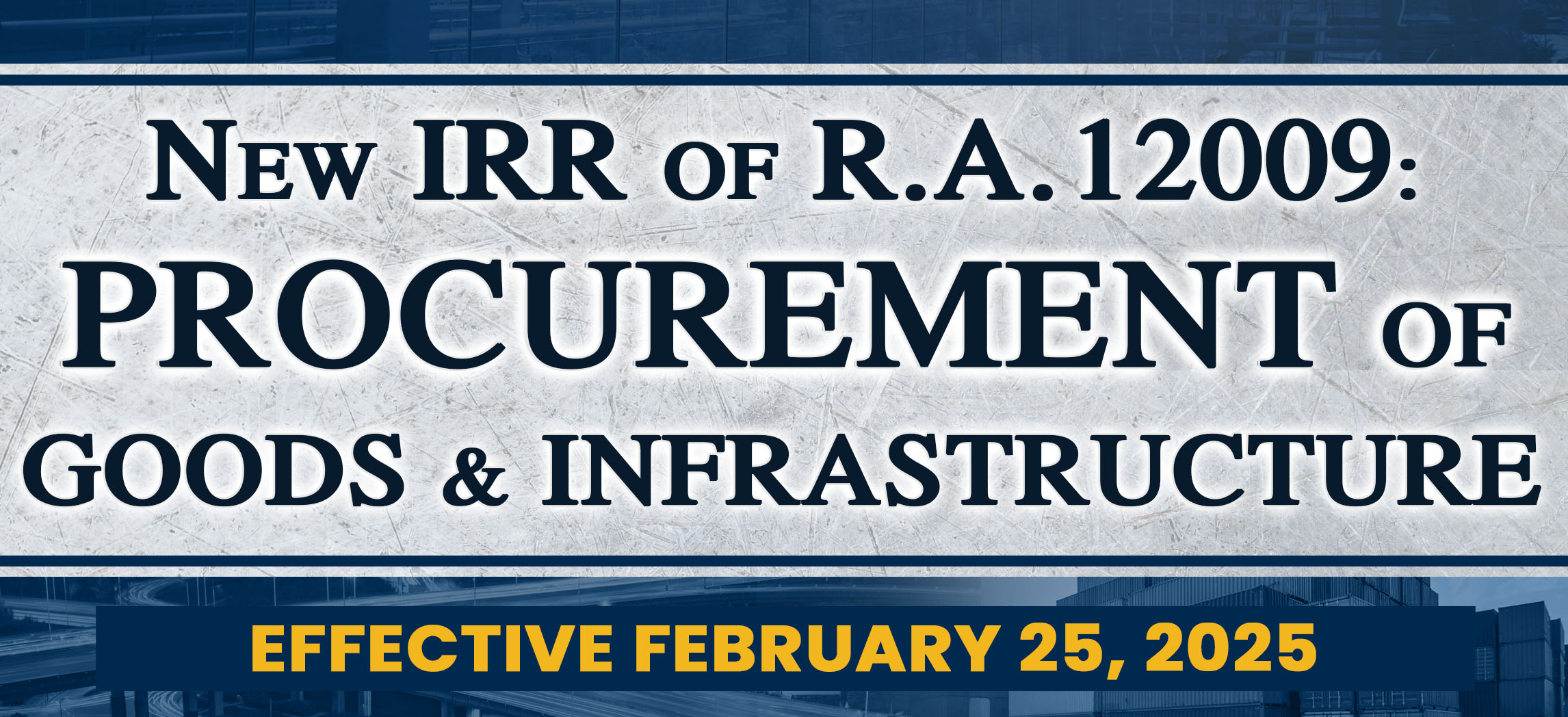 Day 2 - New IRR Of R.A. 12009: Procurement Of Goods & Infrastructure